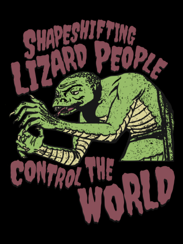 Shapeshifting Lizard People Control The World - Retro Sci Fi A...
