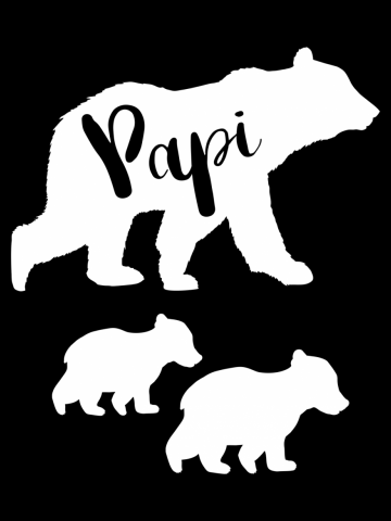 Shirt for Papi | Papi Bear Father's Day Gift