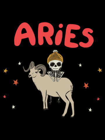 Skeleton Zodiac Signs (ARIES)