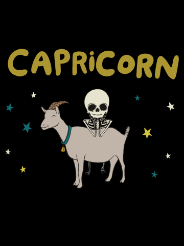 Skeleton Zodiac Signs (CAPRICORN)