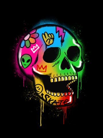 Skull Graffiti