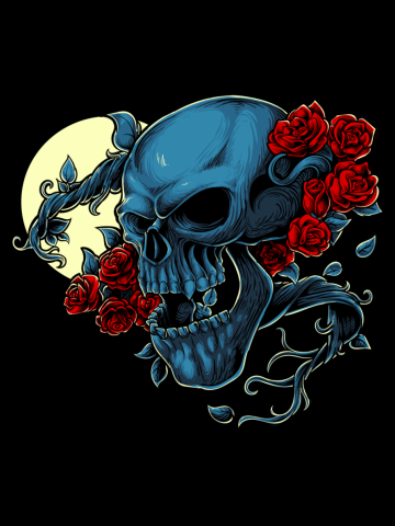 Skull and Rose