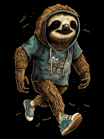 Slow Strut Sloth