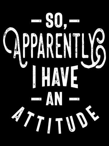 So, Apparently I Have An Attitude