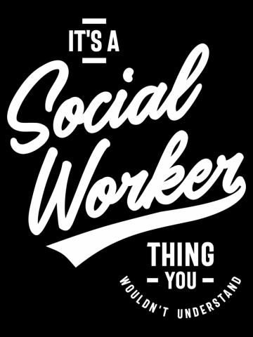 Social Worker Gift Funny Job Title Profession Birthday Idea