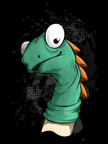 Sock Puppet Dragon
