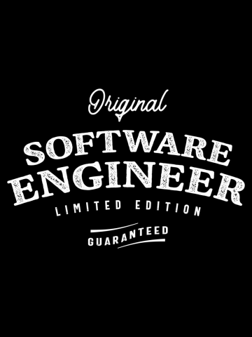 Software Engineer Funny Job Title Profession Birthday Worker
