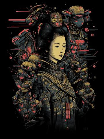 Space Samourai Geisha