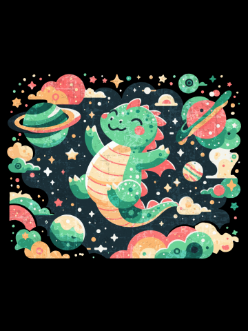 Space adventure of the dragon