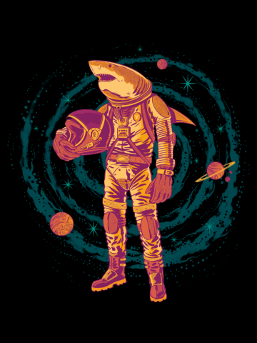 Space shark from another dimension