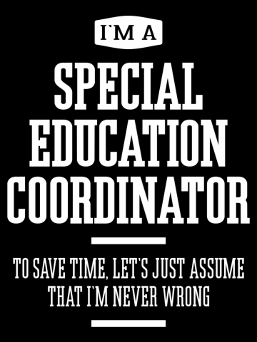 Special Education Coordinator Gift Funny Job Title Profession Birthday Idea