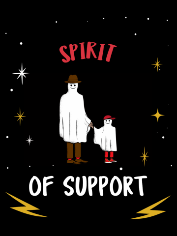 Spirit of Support, Love Never Missed: Ghost Dad's Hug