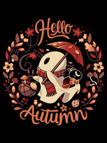 Spooky Autumn Harvest - Fall Ghost