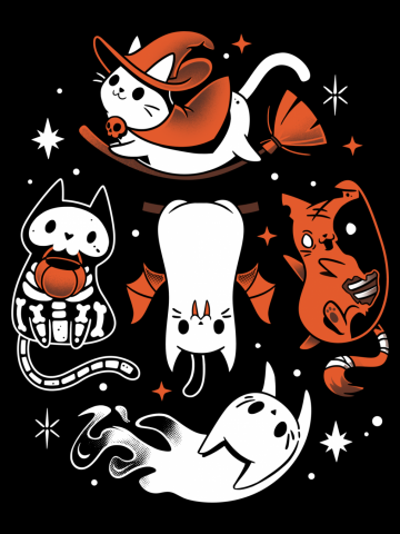 Spooky Kitty Crew - Halloween Cats