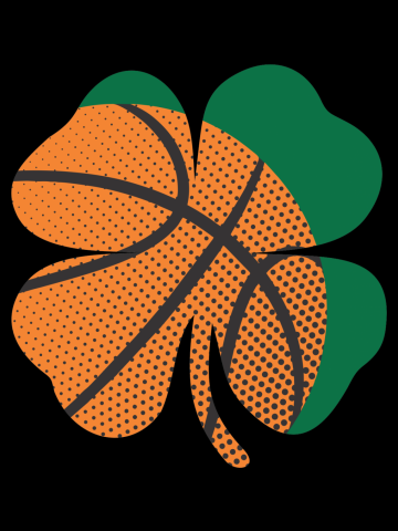 St Patricks Day Shamrock Basketball Saint Paddy's Day