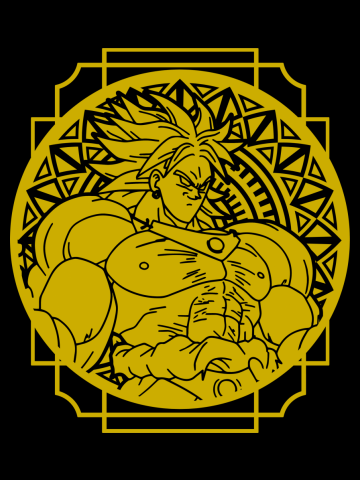 Stained Glass; DBZ - Broly