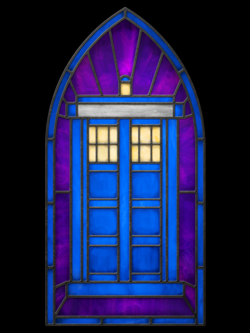 Stained Glass Series - TARDIS