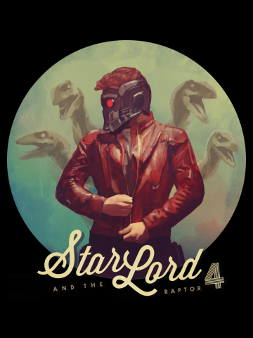 Star Lord & the Raptor 4