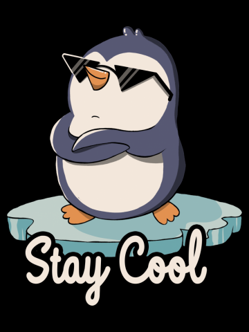 Stay Cool Funny Penguin