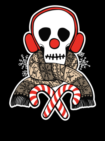 Stay Warm Holiday Skull