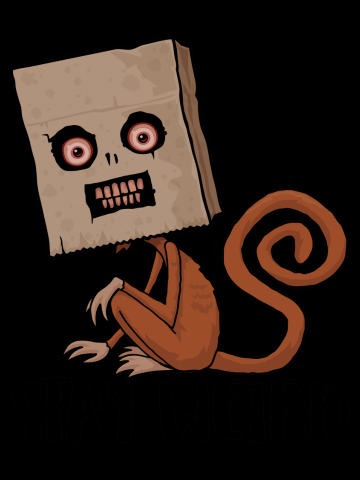 Stay Weird Sack Monkey