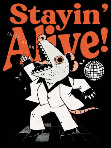 Stayin' Alive Opossum