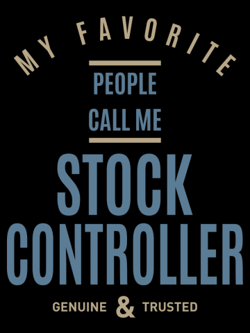 Stock Controller Gift Funny Job Title Profession