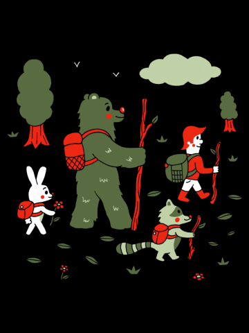 Stroll through the woods