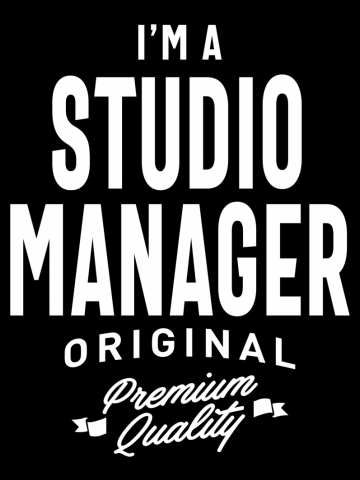 Studio Manager Gift Funny Job Title Profession Birthday Idea