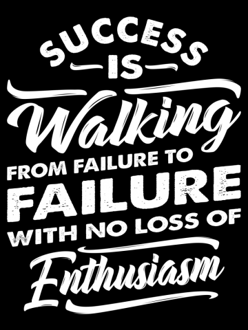 Success is Walking From Failure To Failure