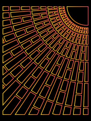 Sunset Geometry lines