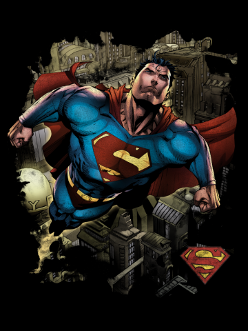 Superman Over Metropolis