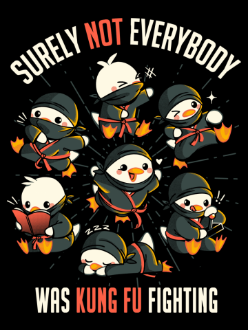 Surely Not Everybody Was Kung Fu Fighting Duck Ninja