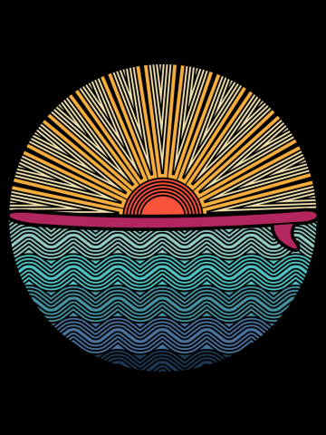 Surf vibes patterns