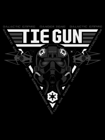 TIE GUN - TIE Interceptor pilot - V5 black