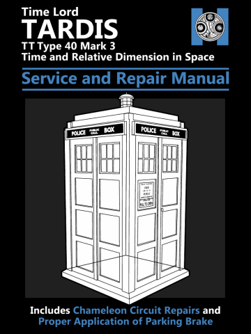 Tardis Service and Repair Manual