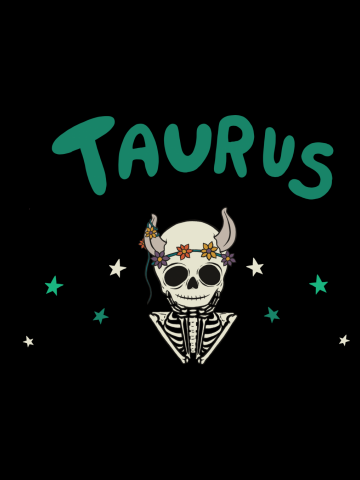 Taurus: Skeleton Zodiac Sign Collection