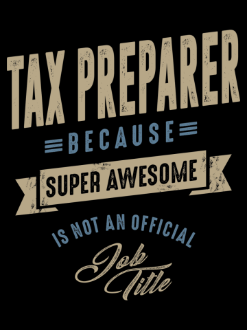 Tax Preparer Gift Funny Job Title Profession