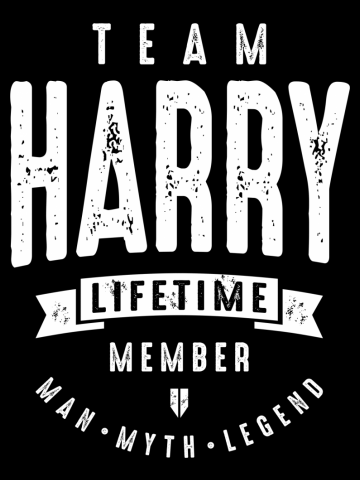 Team Harry Lifetime Member Funny Personalized Birthday