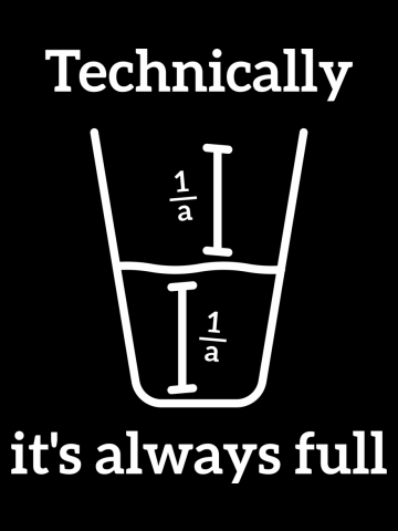 Technically, it's always full Science Humor