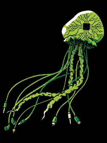 Technology Cyberpunk Jellyfish Science Computer