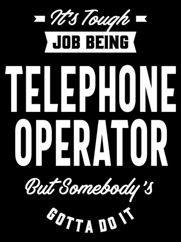 Telephone Operator Job Title Gift