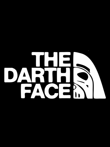 The Darth Face White