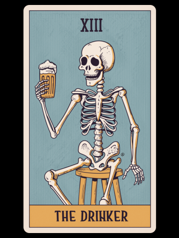 The Drinker Tarod Card
