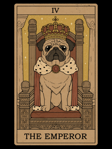 The Emperor - Pugs Tarot