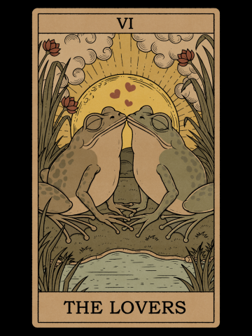 The Lovers - Frogs Tarot