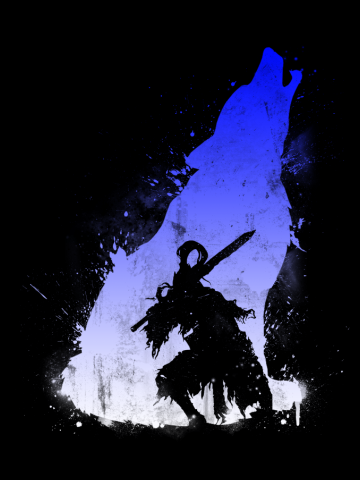 The Walker of abyss white and blue