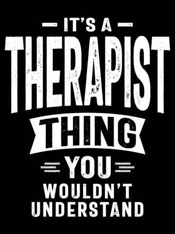 Therapist Gift Funny Job Title Profession Birthday Idea