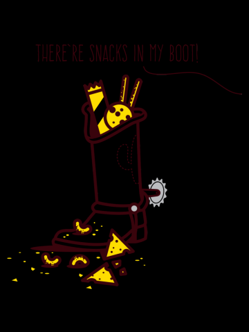 There're snacks in my boot!