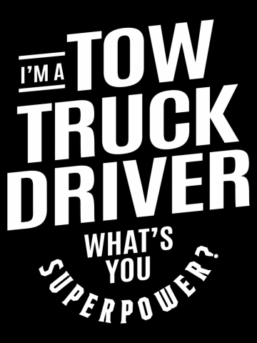 Tow Truck Driver Gift Funny Job Title Profession Birthday Idea